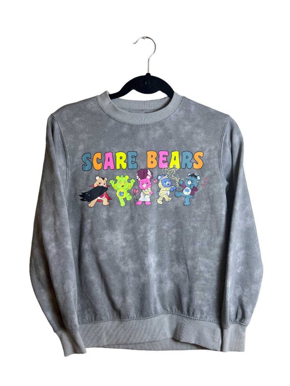 Care Bears x Universal Monsters Scare Bears Sweatshirt Grey XXS